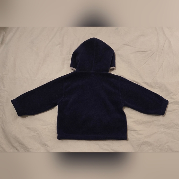 EUC: Roots - True Vintage Toddler Hoodie; Navy with Red details. MADE IN CANADA! - Picture 3 of 7